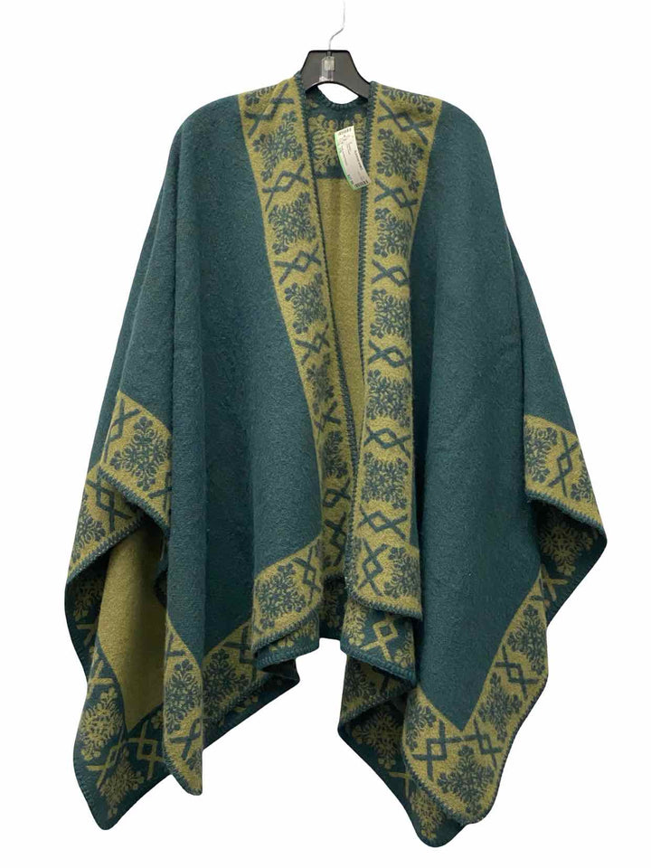 Belle by Kim Gravel Size OS Teal Green Sweater