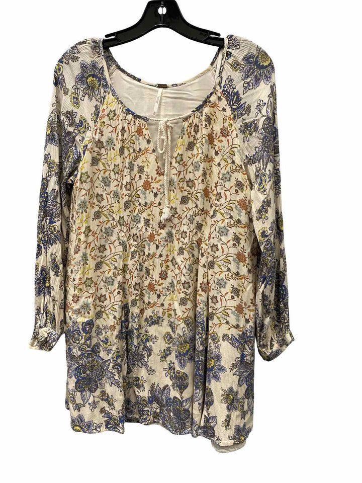 Free People Size XS Cream Multi Floral Dress