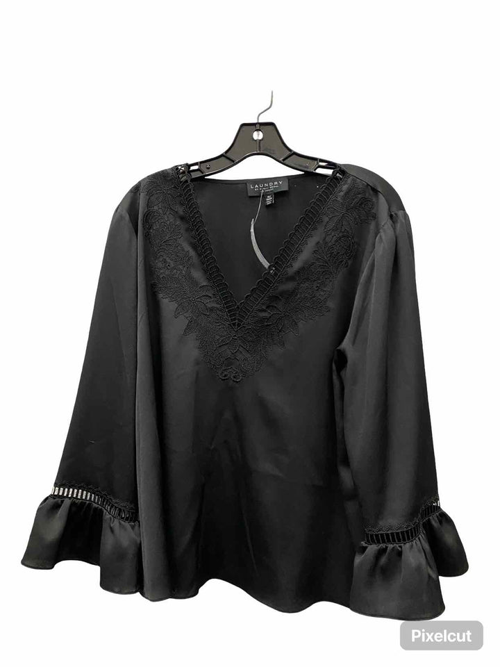 Laundry by Design Size XL Black Long Sleeve Shirts