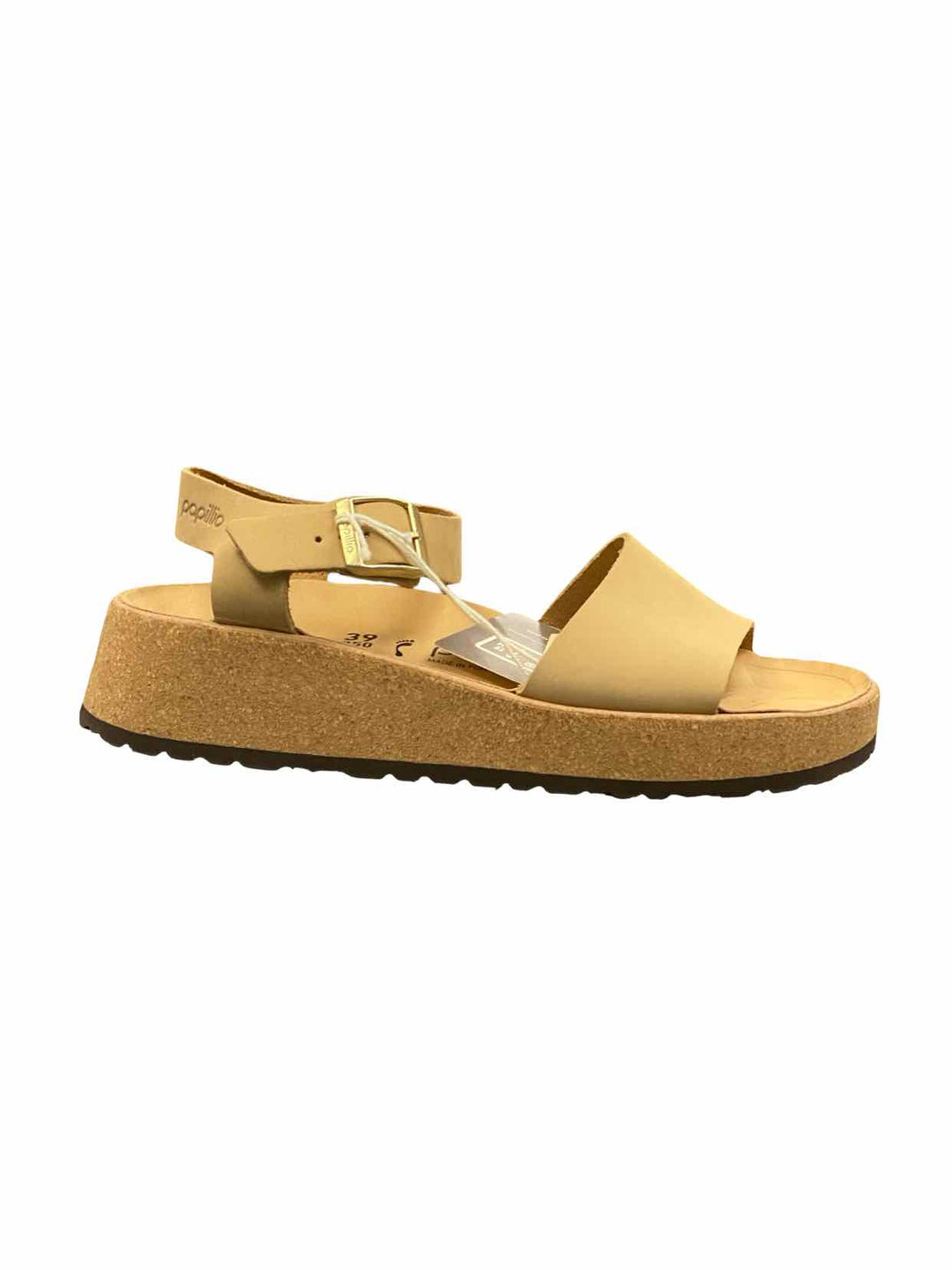 Papillio Shoe Size 39 Tan Leather NWT Sandals
