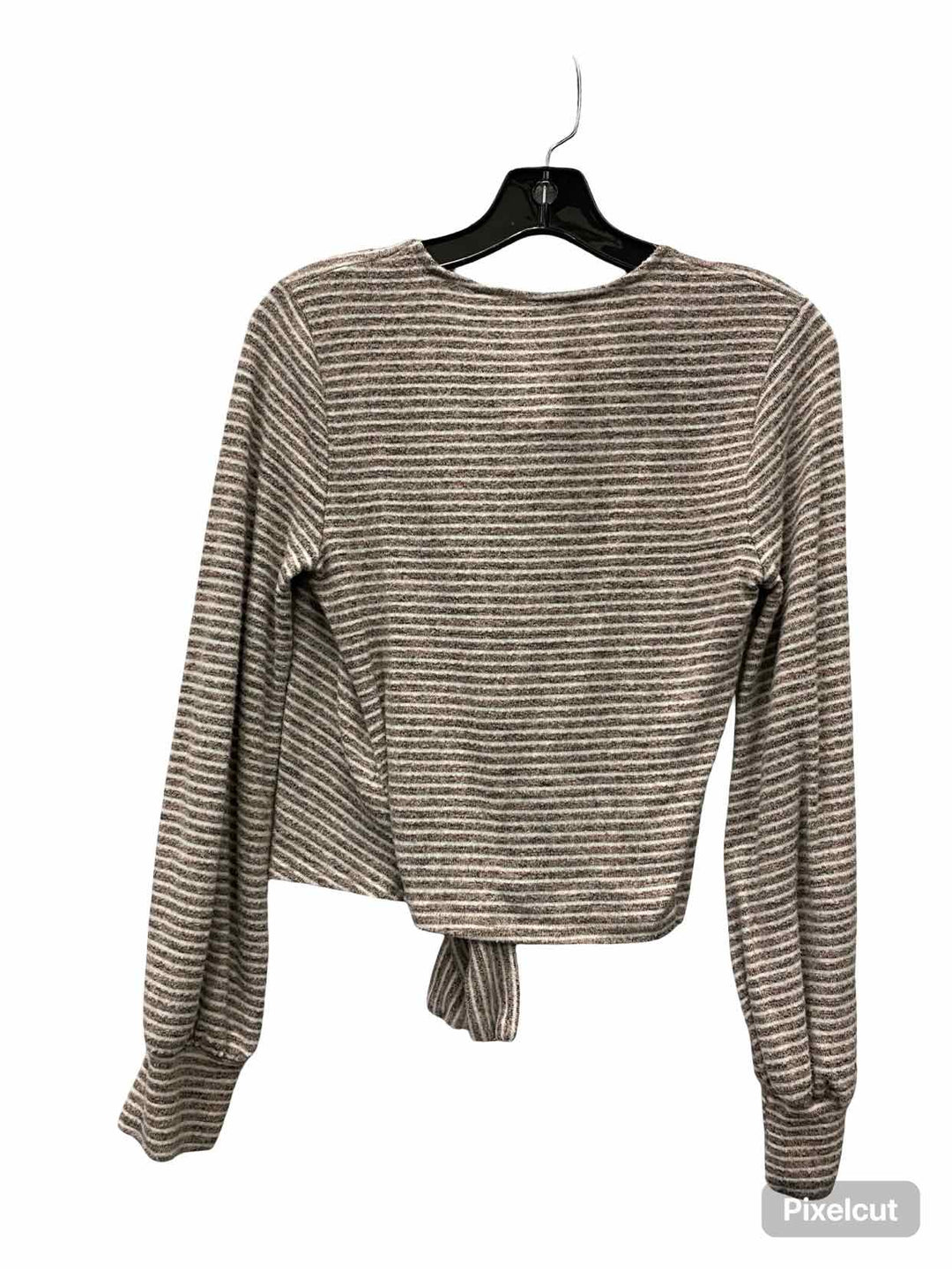 bohme Size S Beige Stripe Long Sleeve Shirts