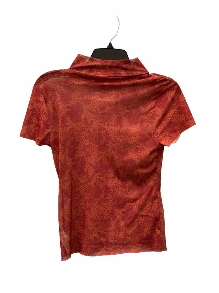 Free People Size S/M Red Floral NWOT Short Sleeve Shirts