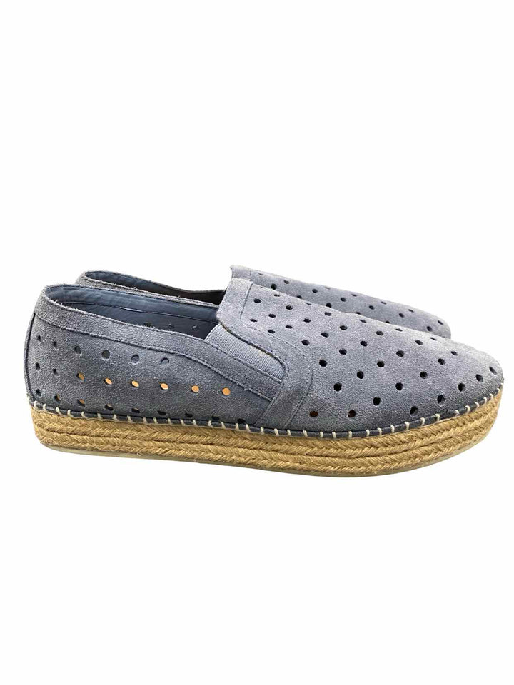 Steve Madden Shoe Size 11 Blue Leather Espradrille Flats