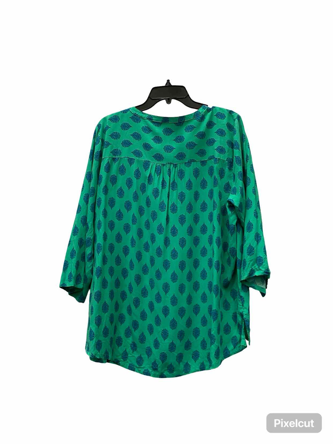 Liz Claiborne Size 2X Green Blue Long Sleeve Shirts