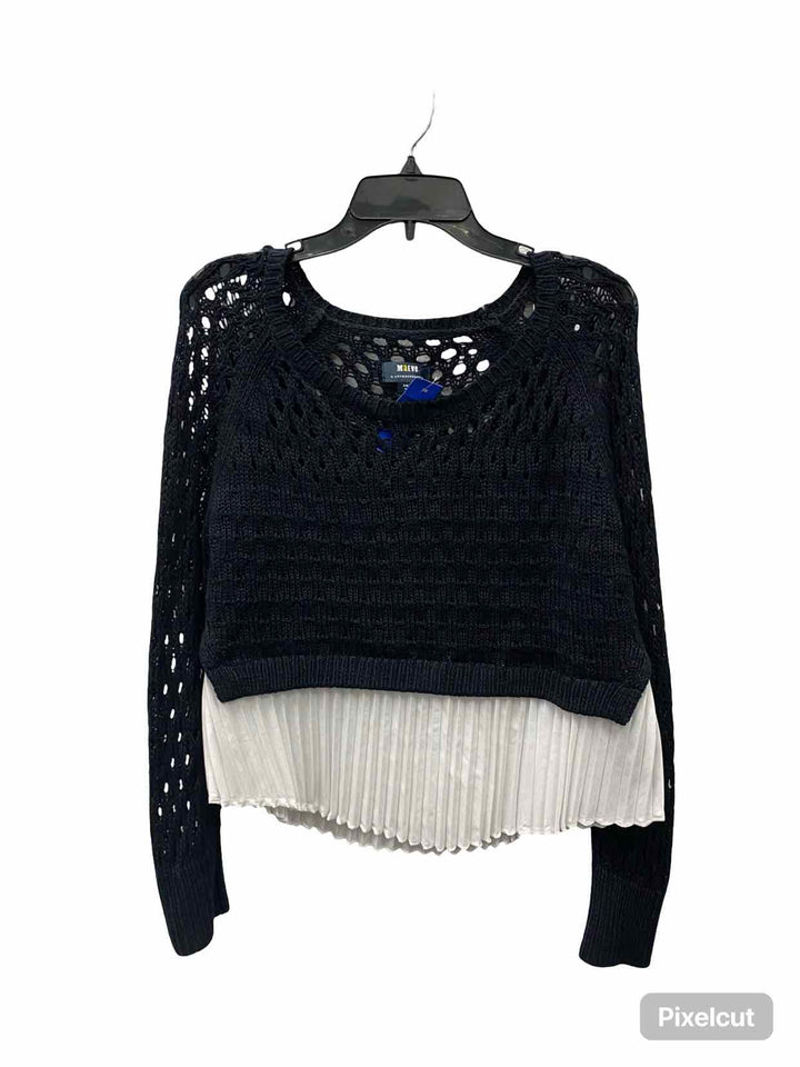 Maeve Size S Black White Sweater