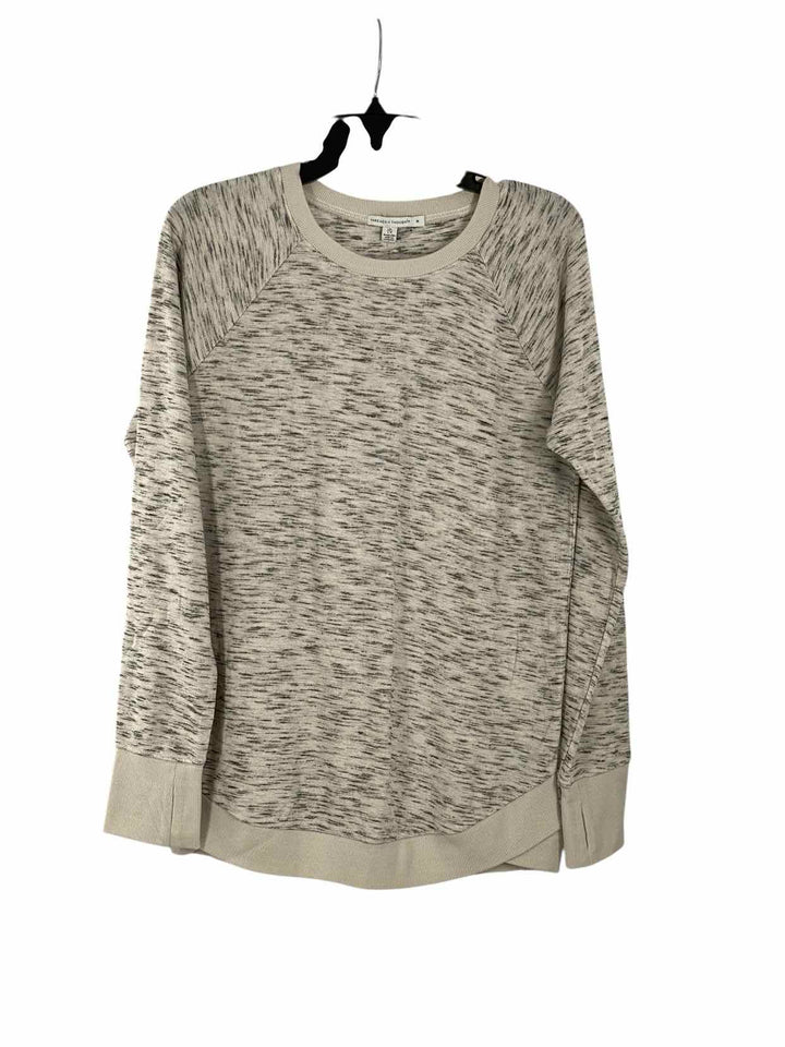 Threads 4 Thought Size S White Gray Heather Long Sleeve Shirts