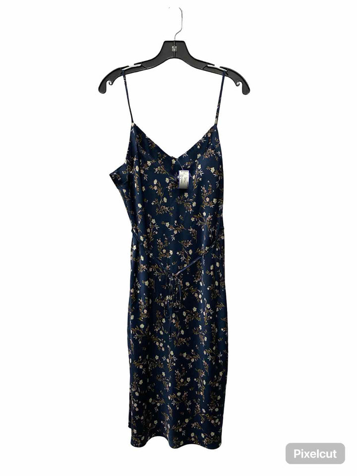 41 Hawthorn Size L Blue Floral Dress