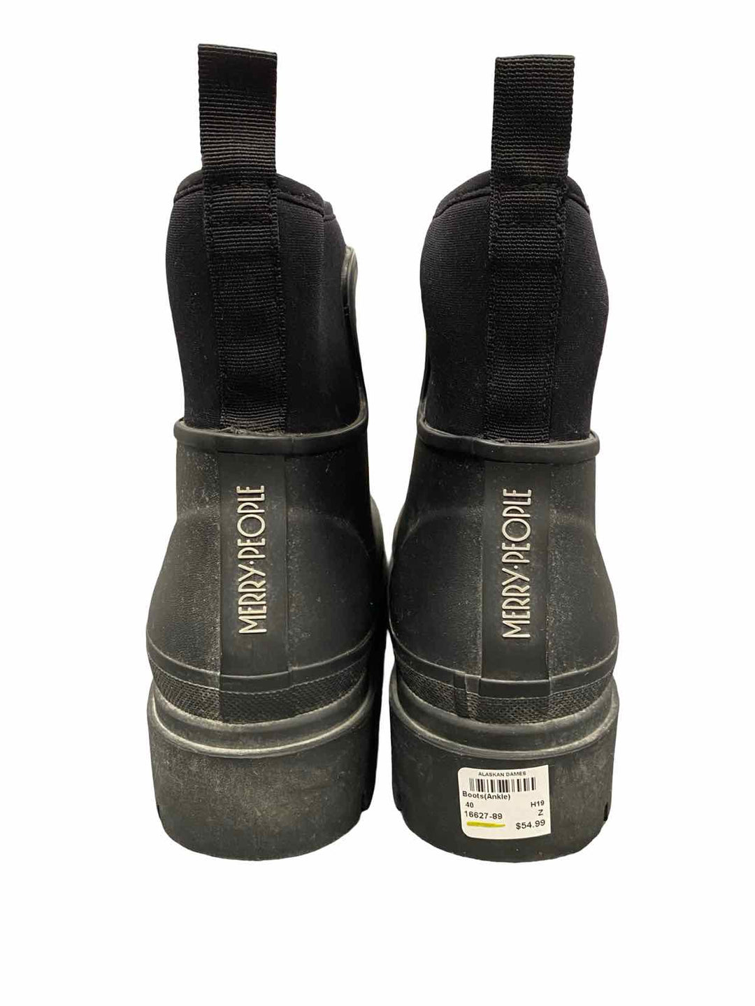 Merry People Shoe Size 40 Black Tully Ankle Rain Boots(Ankle)