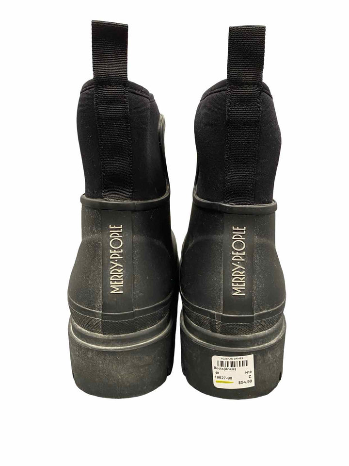 Merry People Shoe Size 40 Black Tully Ankle Rain Boots(Ankle)