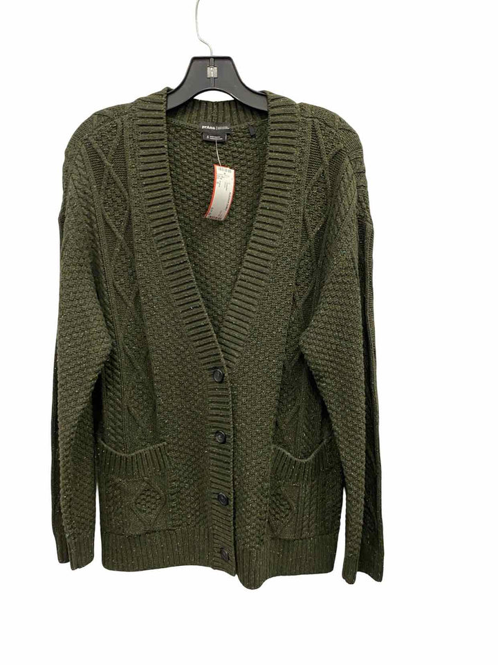 PrAna Size S Green Sweater
