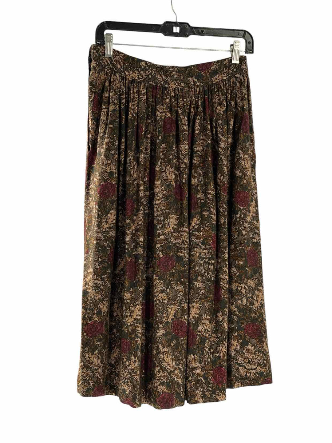 Tapestry Designs Size 8 Brown Roses Skirt