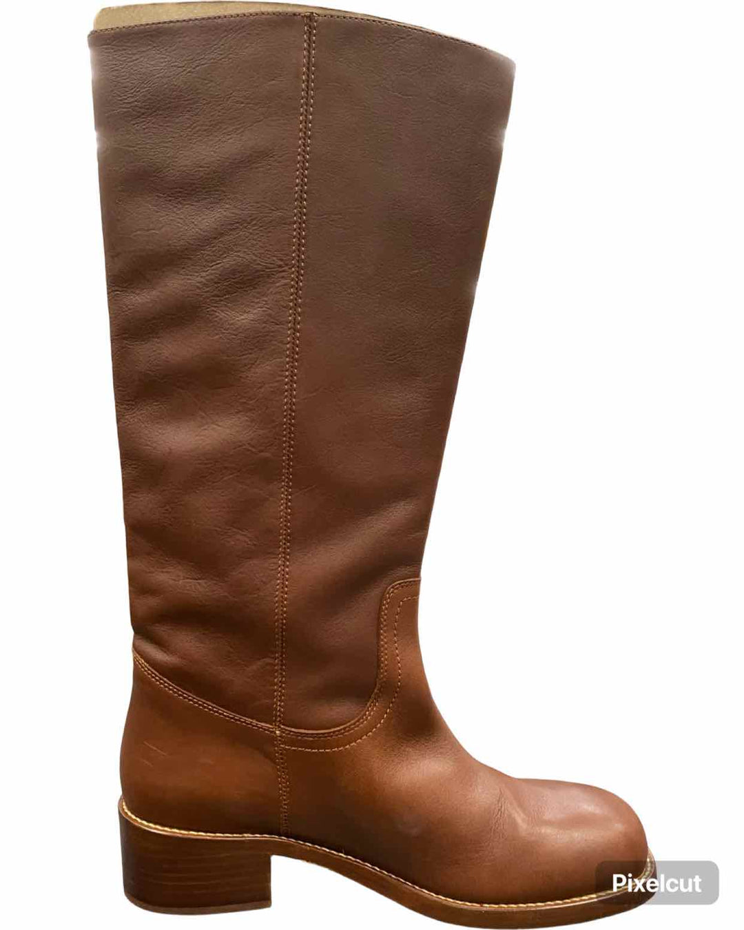 Steve Madden Shoe Size 11 Brown Leather Boots(knee)