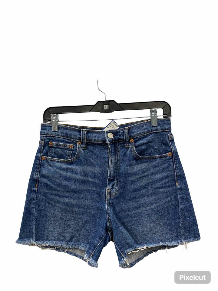 Gap Size 26 Blue Denier hi-rise Shorts