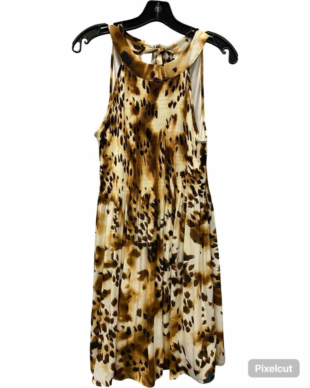 Ninety Clothing Co. Size S Brown Print Dress