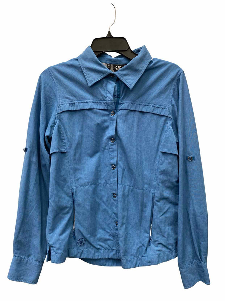 Outdoor Research Size M Blue Long Sleeve Shirts