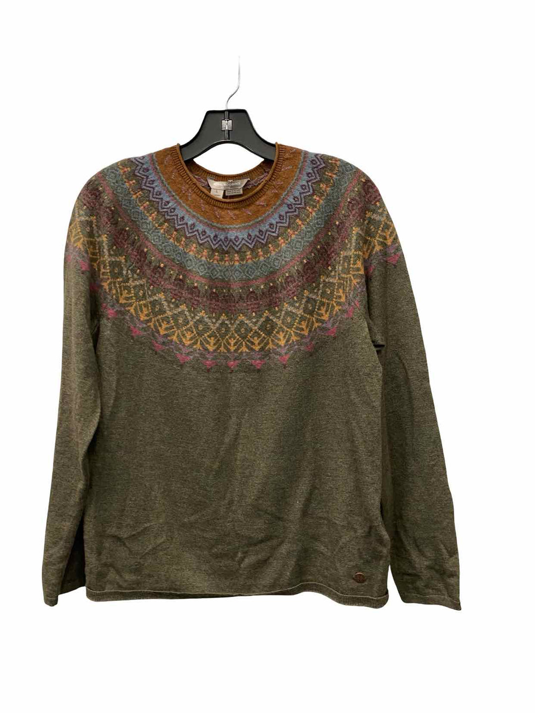 Royal Robbins Size L Green Print Sweater
