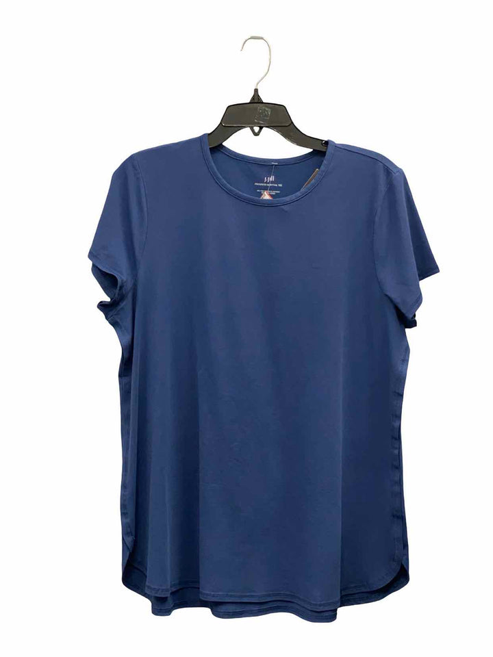 J Jill Size L Blue NWT Shirttail T-shirt