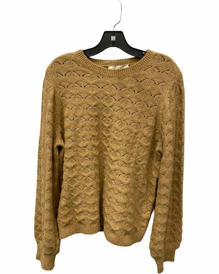Loft Size L Tan Sweater