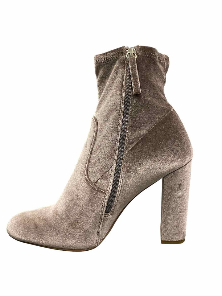 Steve Madden Shoe Size 10 Silver Plum Heel Boots(Ankle)