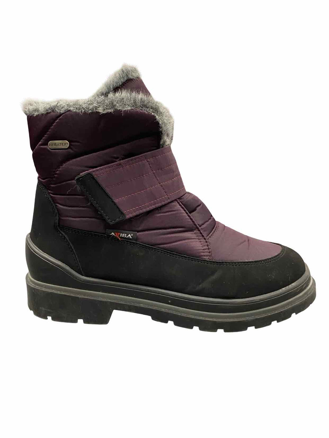 ATTIBA Shoe Size 42 Purple Black Flip Grip Outsole Boots(Ankle)