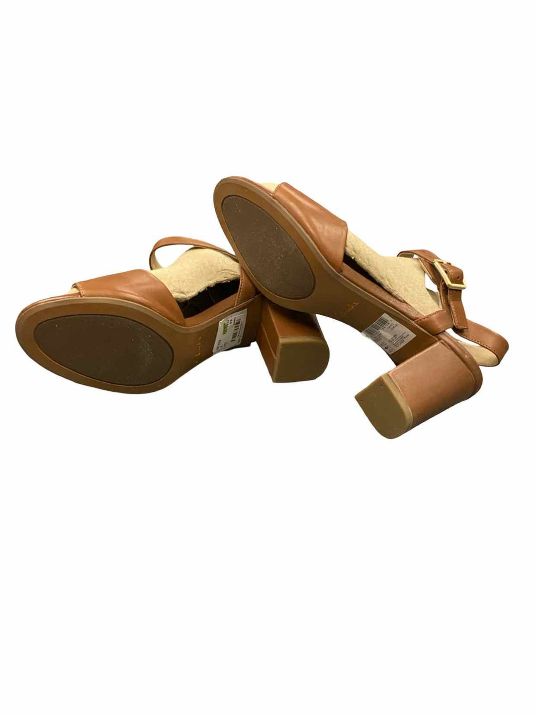 Clarks Shoe Size 6.5 Brown Leather Deva Quest Sandal Heels