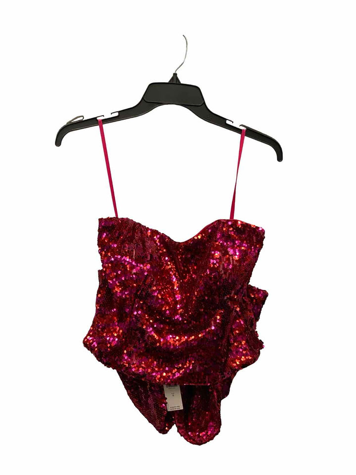 Hutch Size 8 Pink Sequin Tank Top