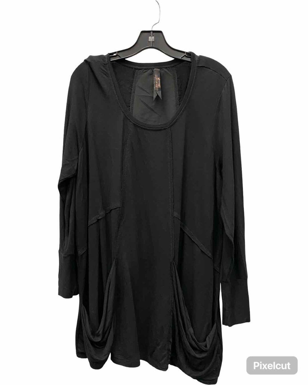 Melissa McCarthy Size 1X Black Long Sleeve Shirts