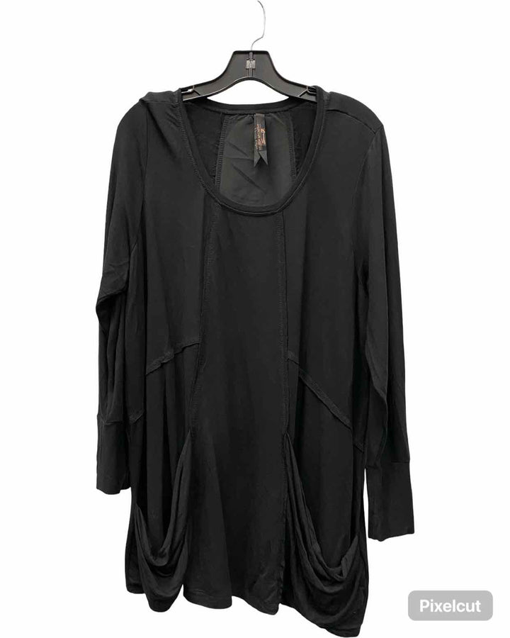 Melissa McCarthy Size 1X Black Long Sleeve Shirts