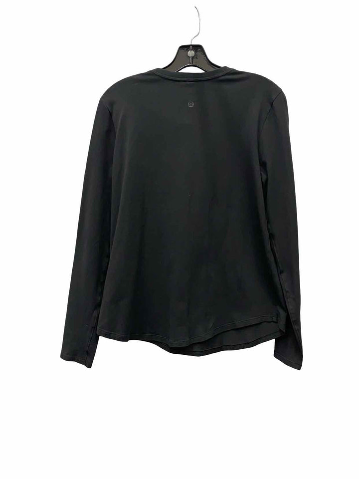 Lululemon Size 6 Black Athletic Long Sleeve