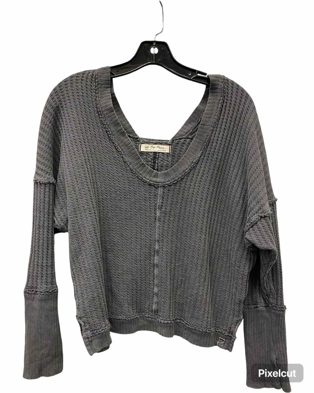 We the Free Size S Grey Long Sleeve Shirts