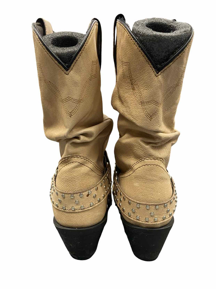 Shyanne Shoe Size 9 Tan Tanya Slouch Boots(Ankle)
