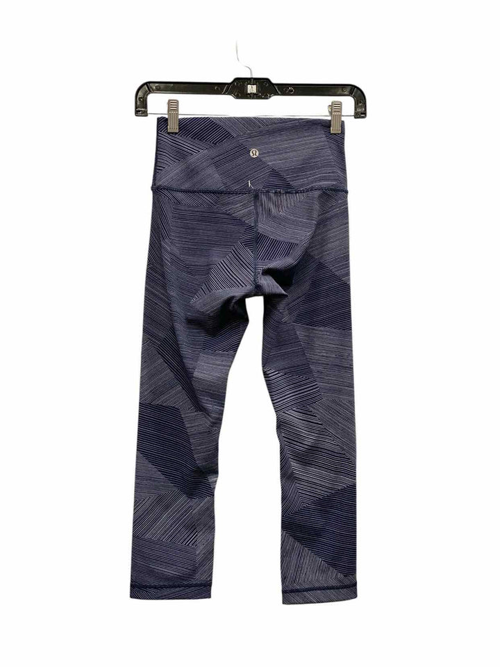 Lululemon Size 4 Blue Print Athletic Pants