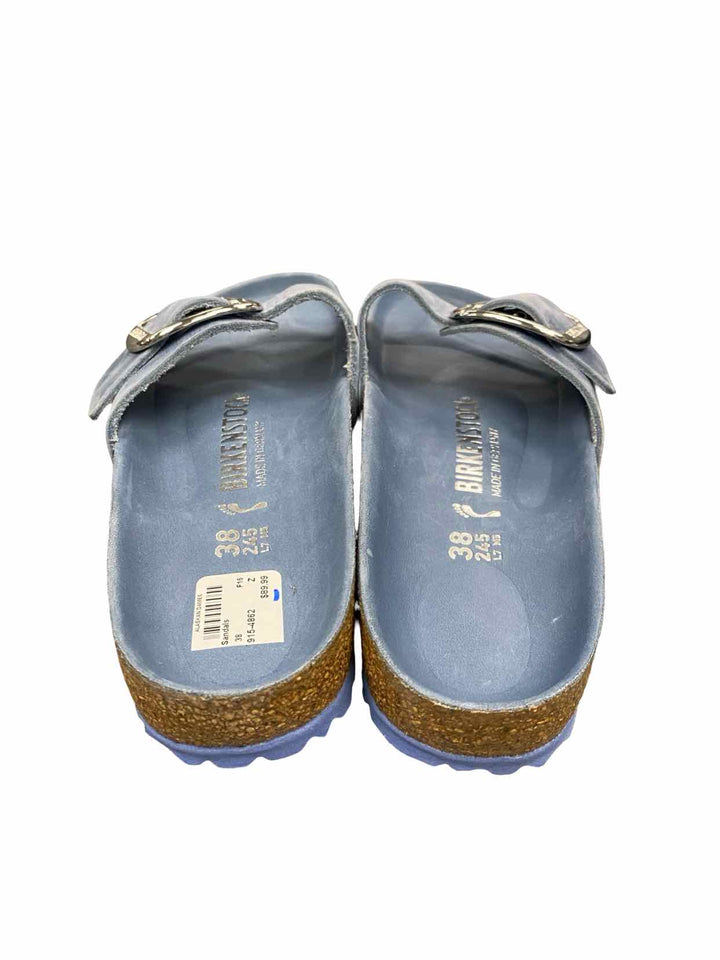 Birkenstock Shoe Size 38 Blue Madrid Big Buckle Sandals