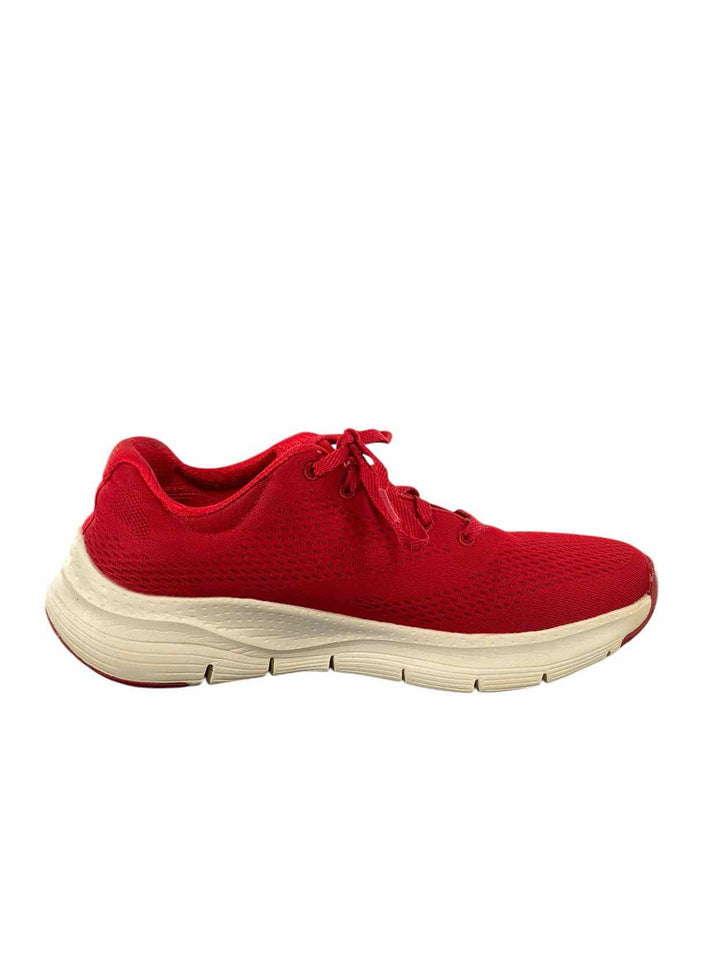 Skechers Shoe Size 7.5 Red Sneakers