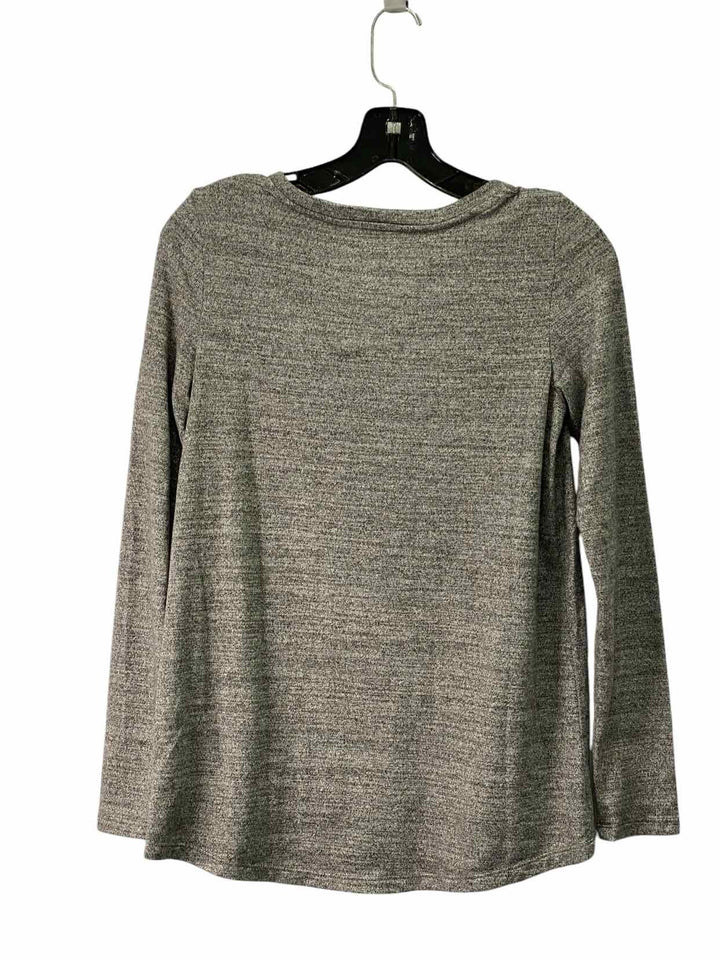 American Eagle Size S Gray Heather Long Sleeve Shirts