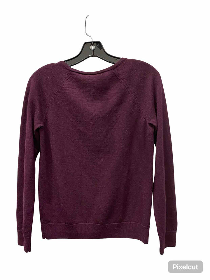 Talbots Size M Purple Merino Wool Sweater