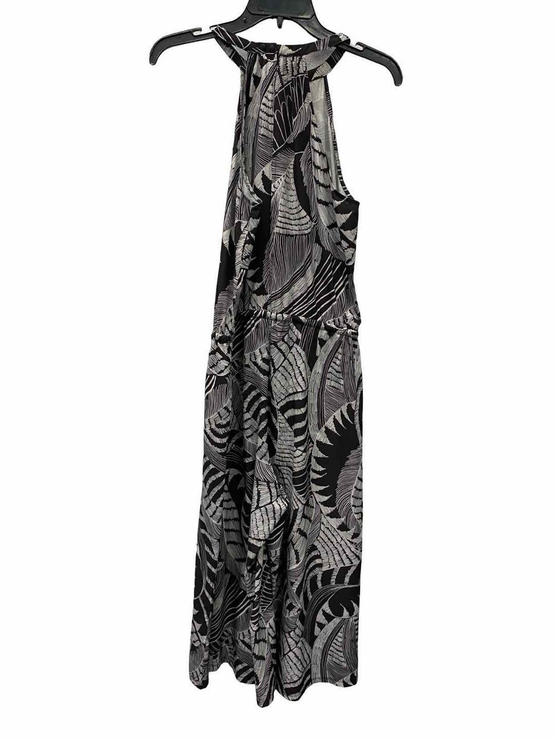 Athleta Size S/M Black Gray Print Dress
