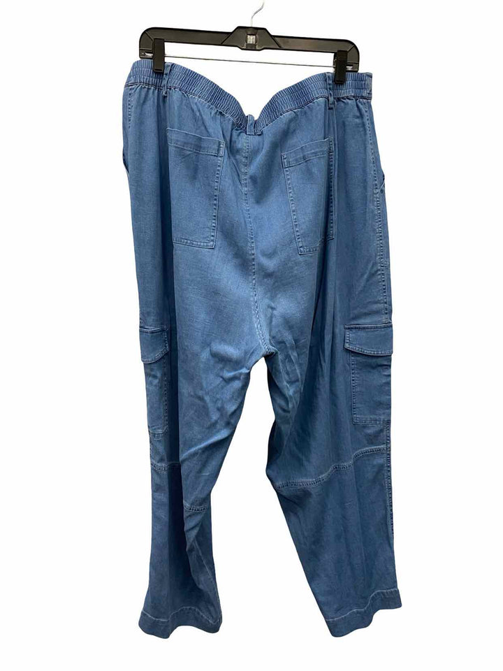 Blue Sky Size 1X Blue 100% Tencil Jeans