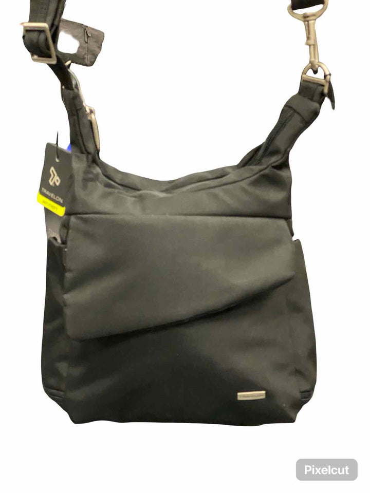 Travelon Black Anti-Theft Classic Messenger Purse