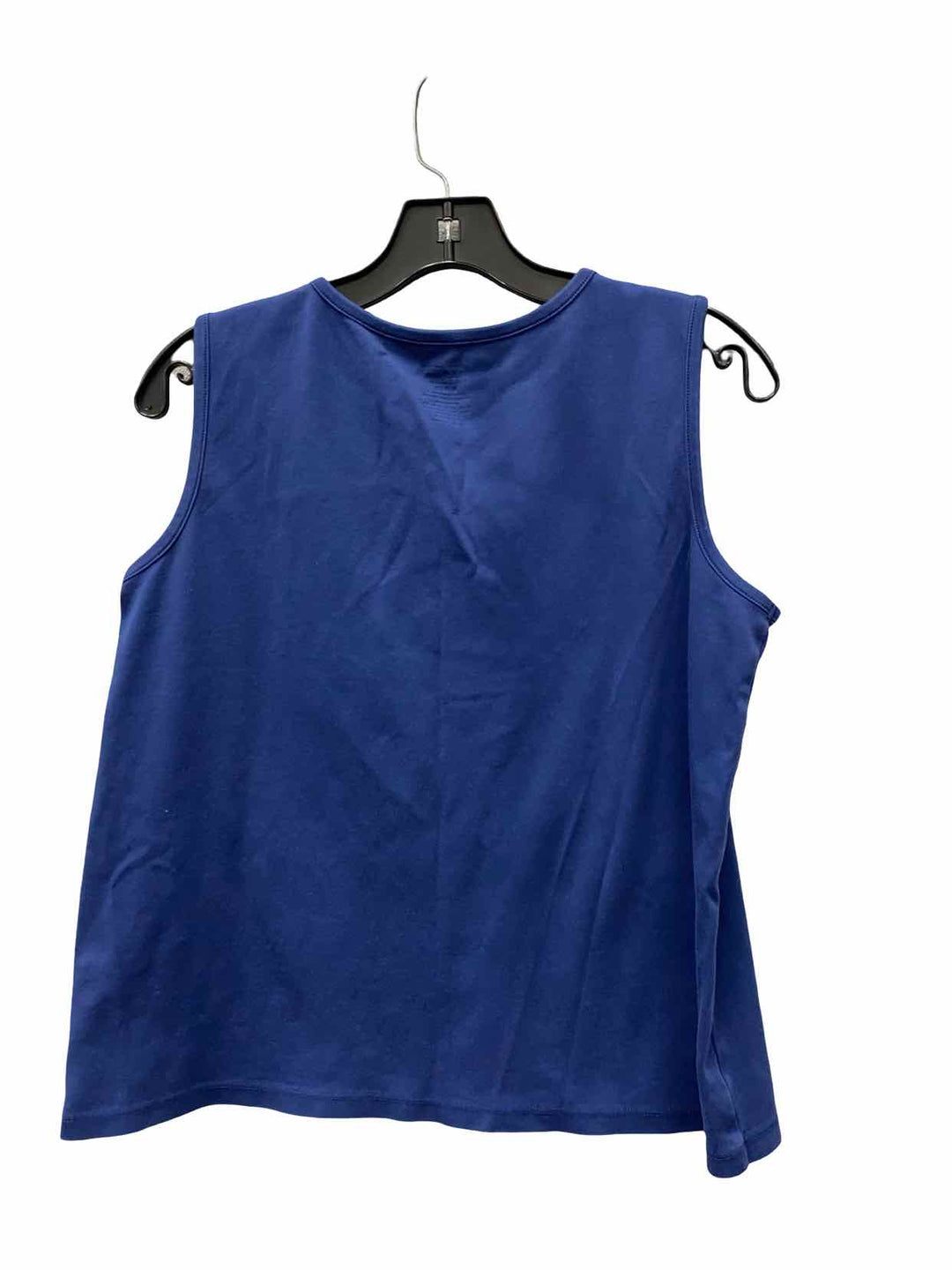LL Bean Size L Blue Tank Top