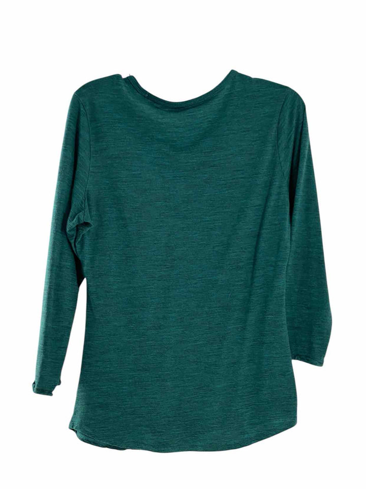 Segments Size M Green 100% Merino Wool Long Sleeve Shirts