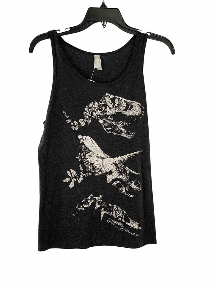 Unknown Brand Size S Black Floral Tank Top