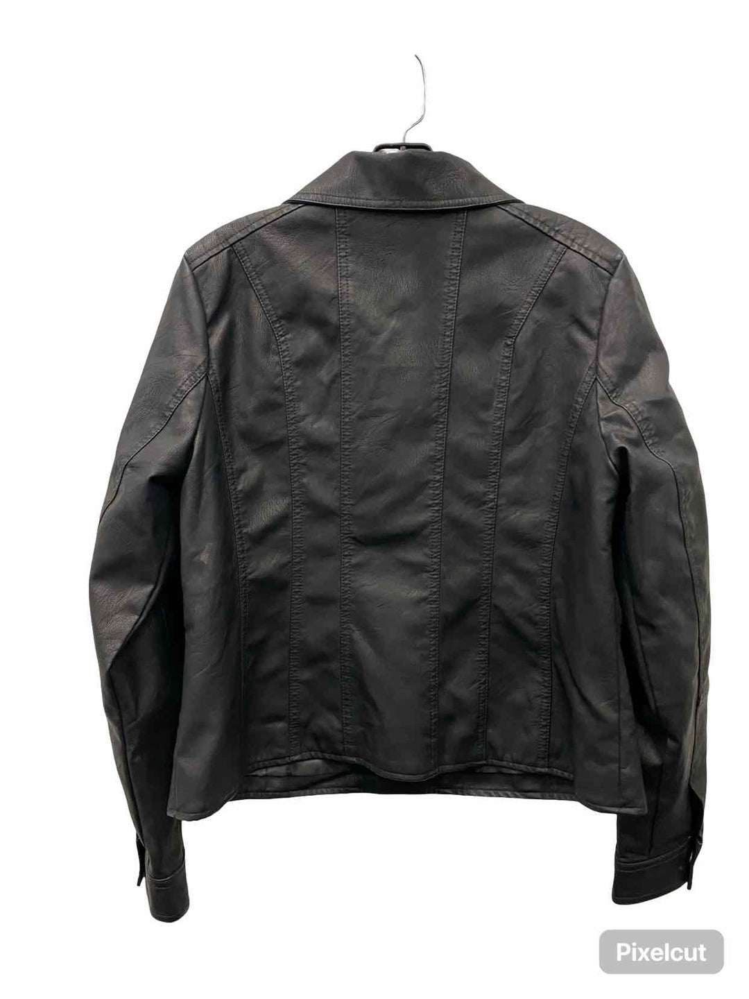 BACCINI Size M Black Polyurethane Jacket
