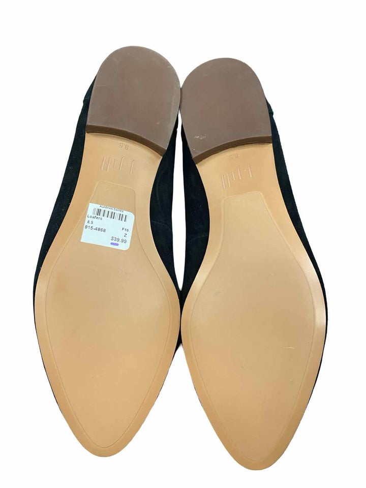 J Jill Shoe Size 8.5 Black Leather Loafers