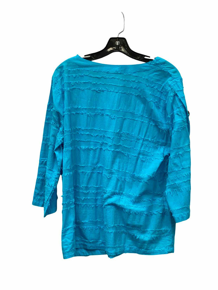 Focus Size M Blue Long Sleeve Shirts