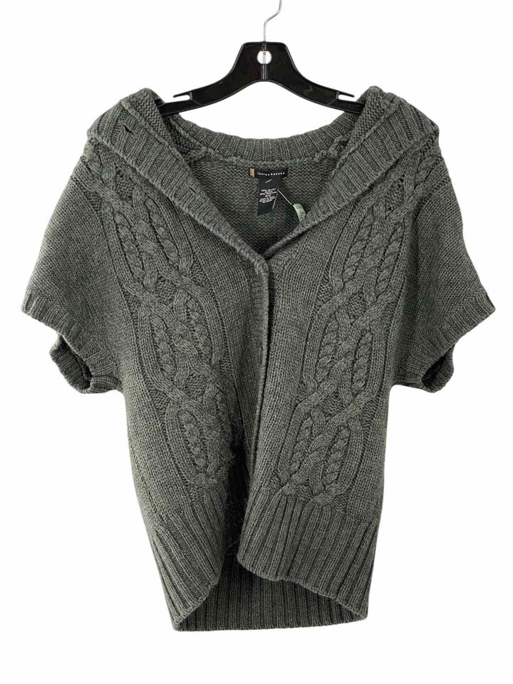 Lauren Hansen Size S Gray Cable Knit Sweater