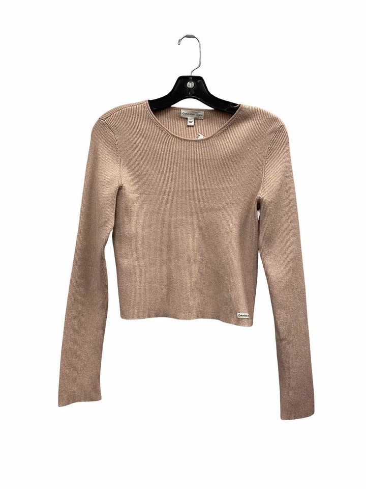 Calvin Klein Jeans Size M Pink Long Sleeve Shirts