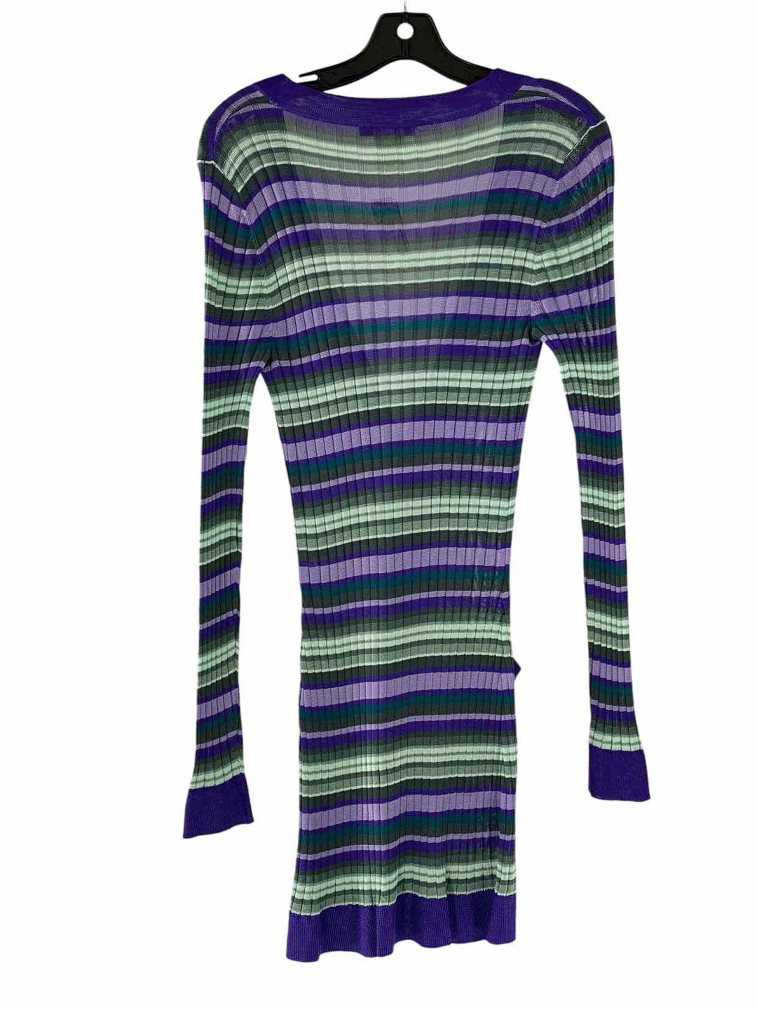 Marciano Size SP Purple Green Stripes Sweater