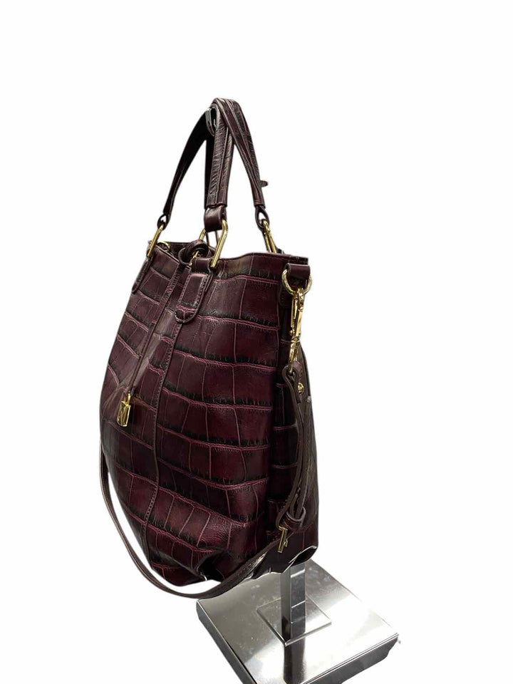 Gilli Burgundy W/Crossbody Strap Purse