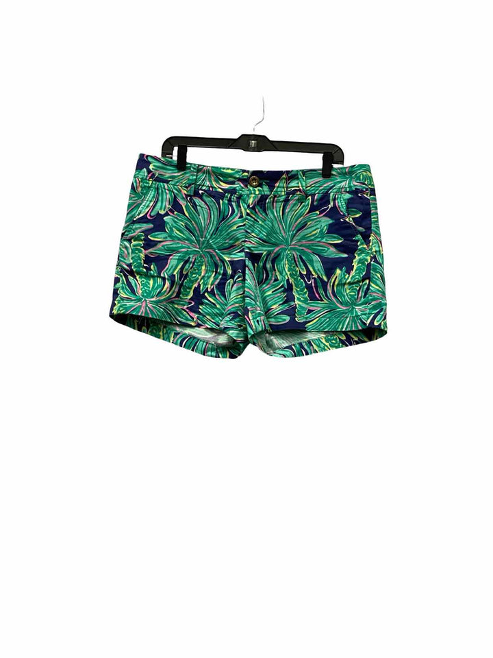 Lilly Pulitzer Size 12 Green Blue Shorts